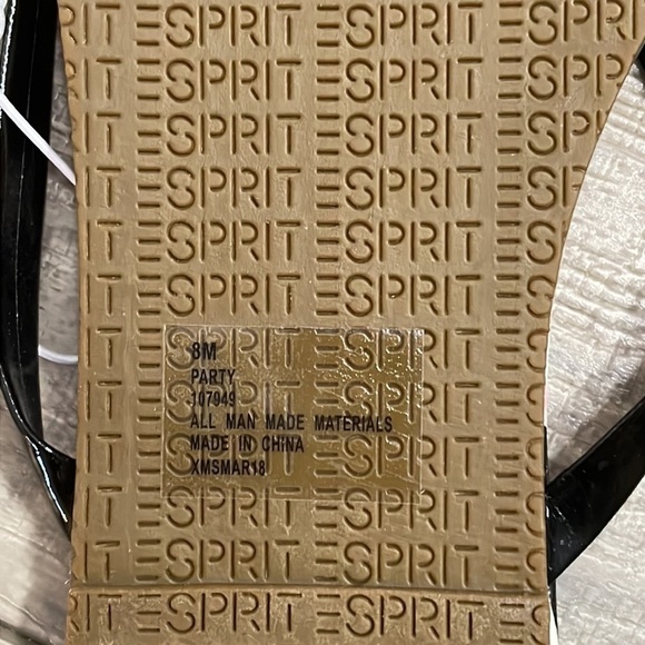 Spirit Flower Black Flip Flops - Picture 6 of 6